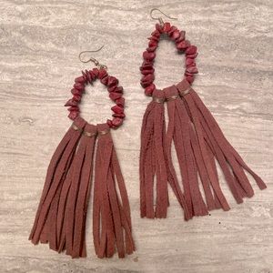 Lil Bee’s Bohemian Large Fringe Earrings